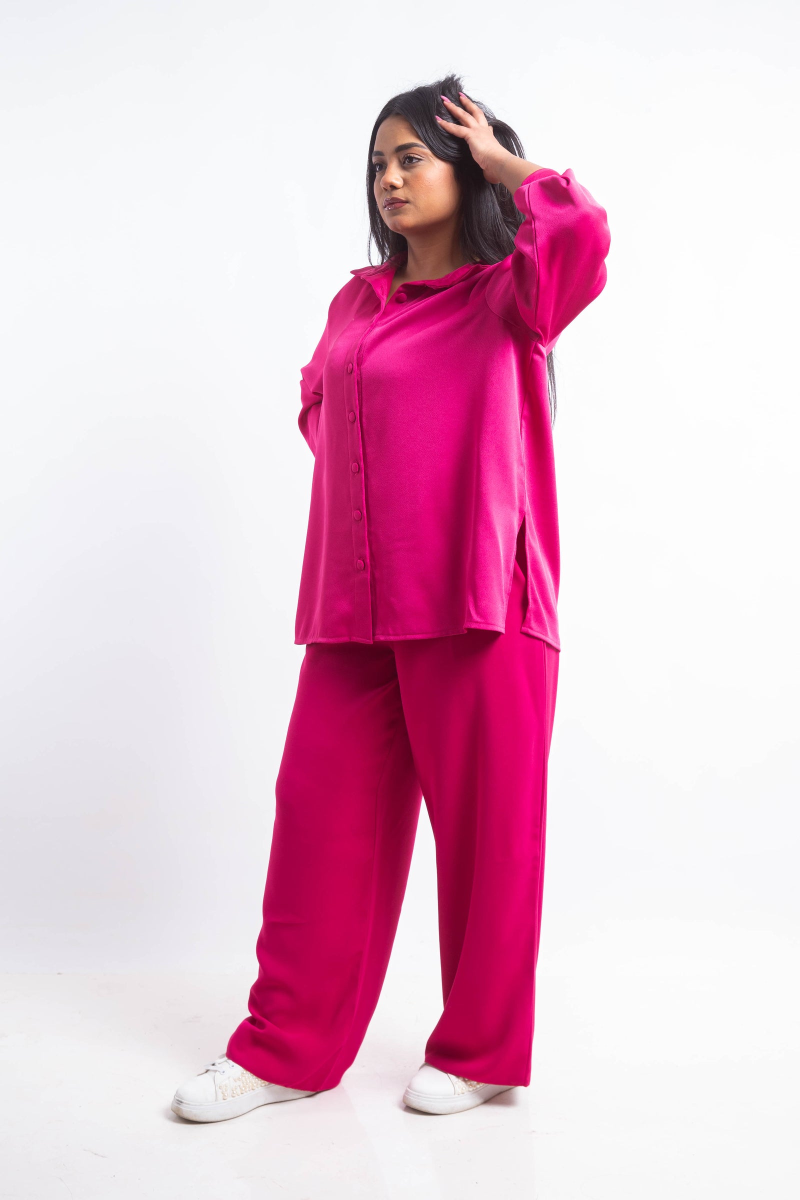 The Palette Crepe Set - Fuschia