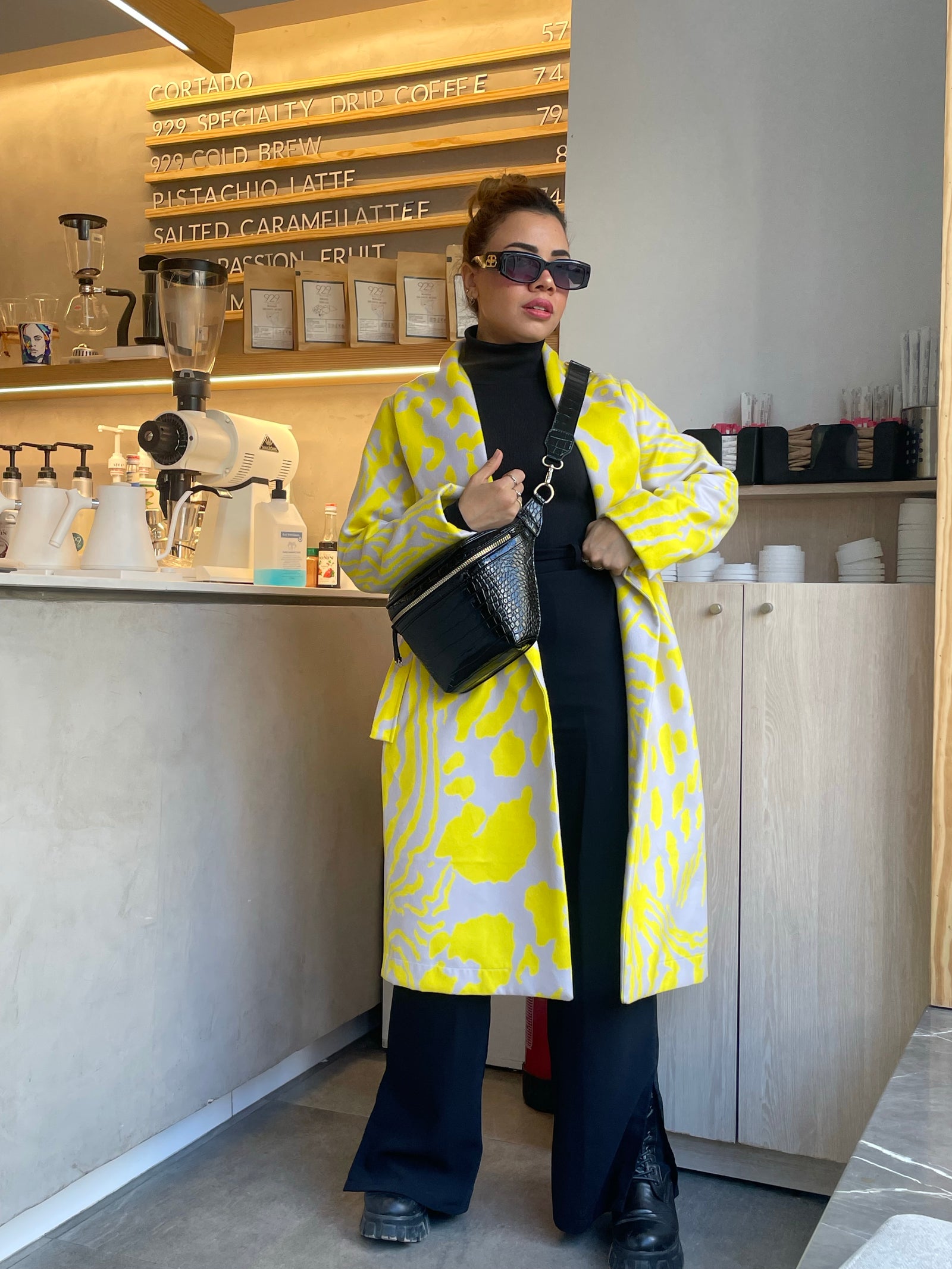The Neon Wool Coat