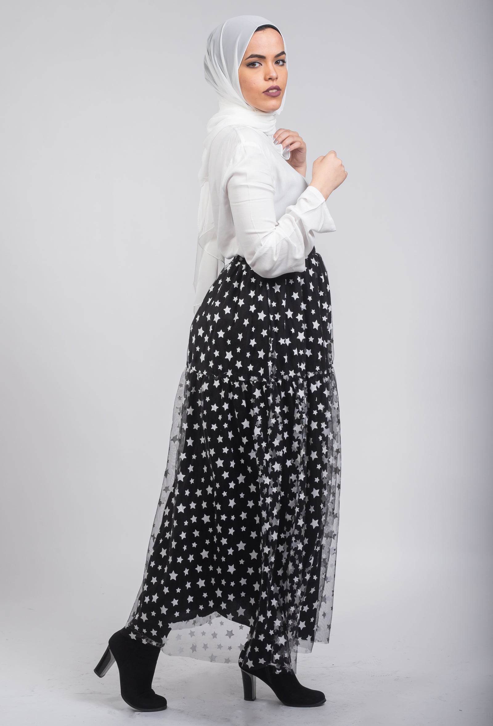 Galaxy Tulle Skirt - Black