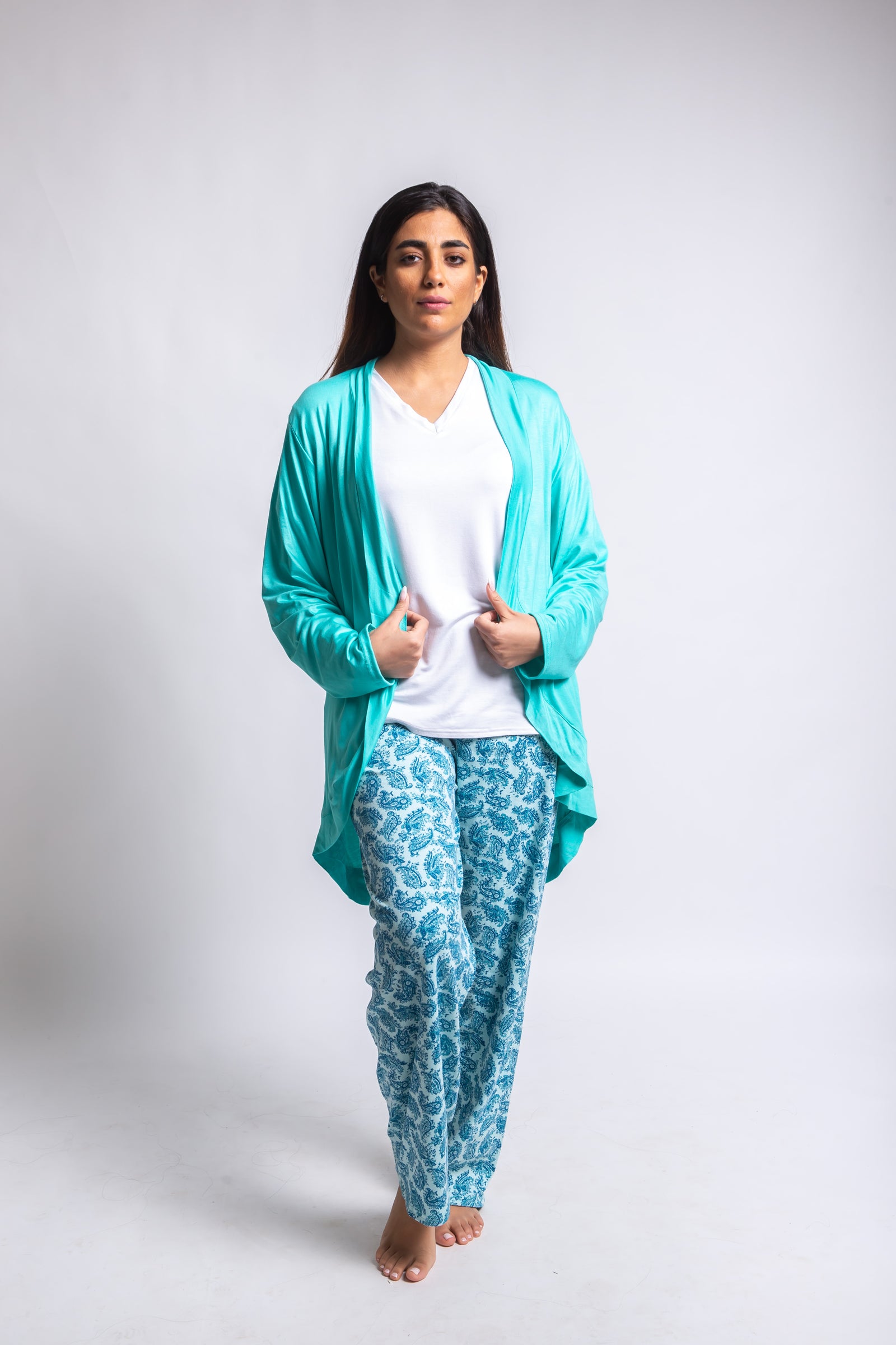 The Cozy Leaves 3 Pieces Set Mint