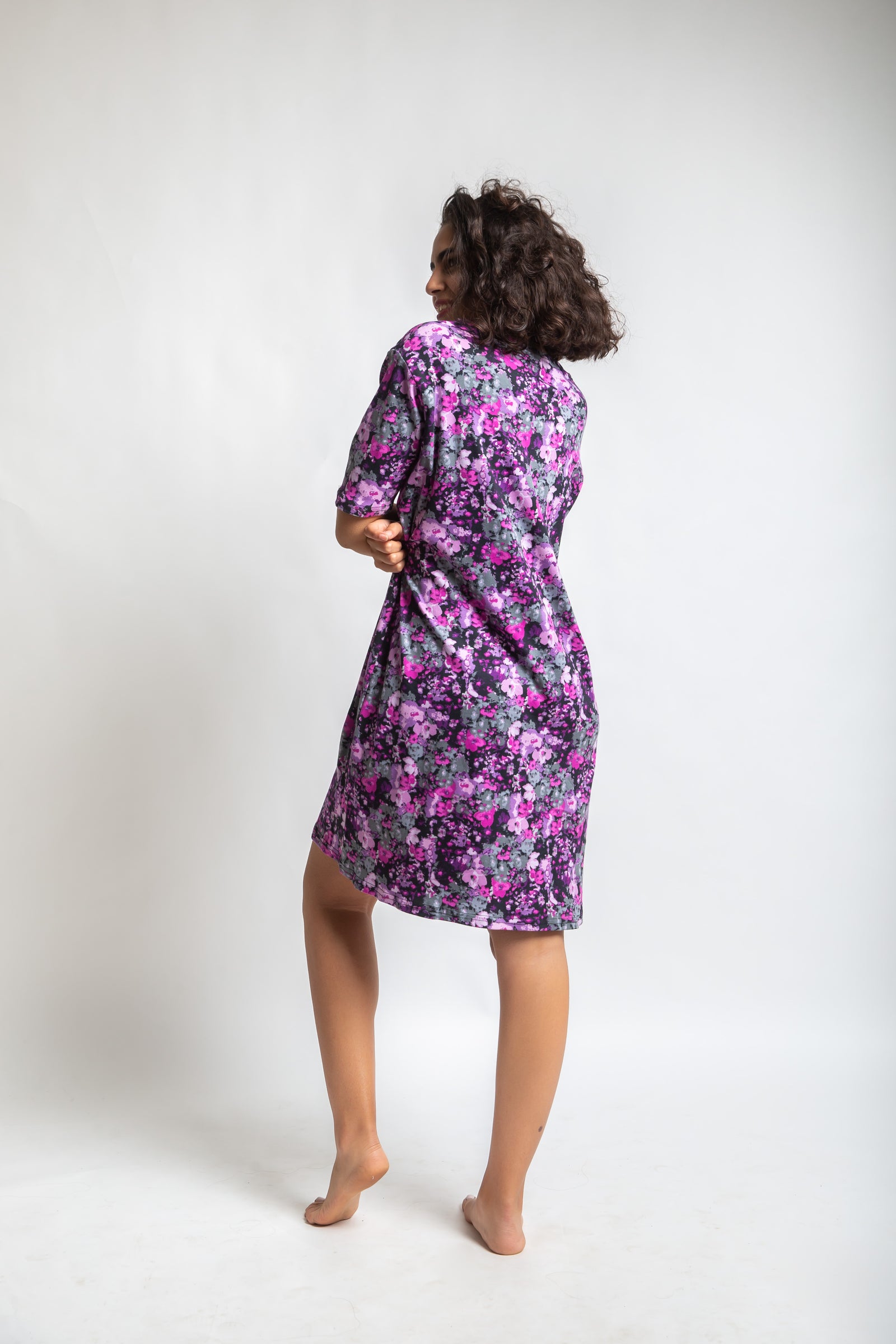 Violet Night Dress Purple