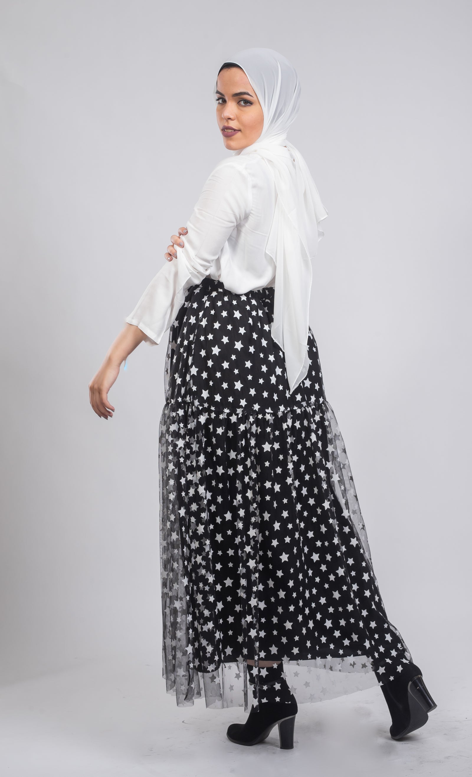 Galaxy Tulle Skirt - Black