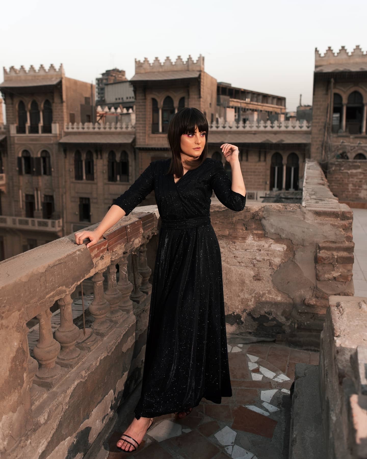 Sparkle Soiree Dress - Black