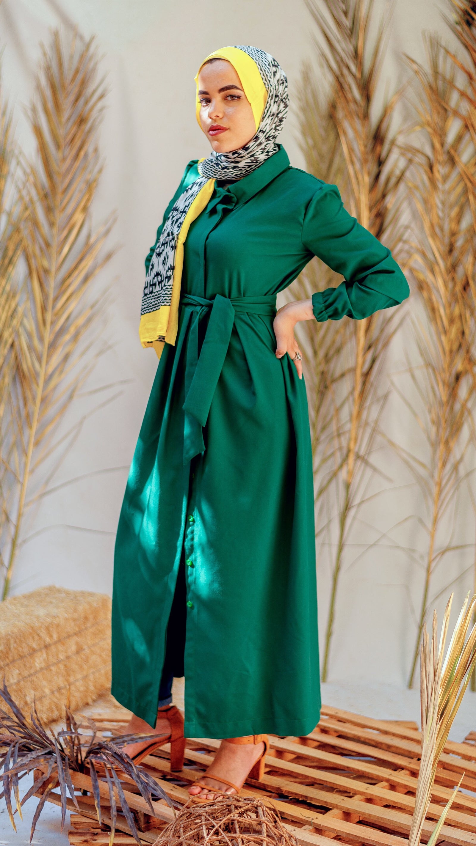 The Everyday Green Dress