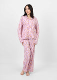 Long Sleeved classic pjs  - pink