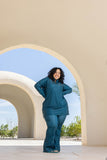 Mystic Teal Basic Top