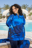 Aqua Bloom Basic Top