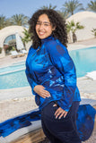 Aqua Bloom Basic Top
