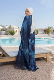 Midnight Bloom Chiffon Kimono