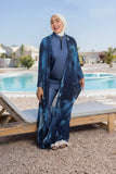 Midnight Bloom Chiffon Kimono