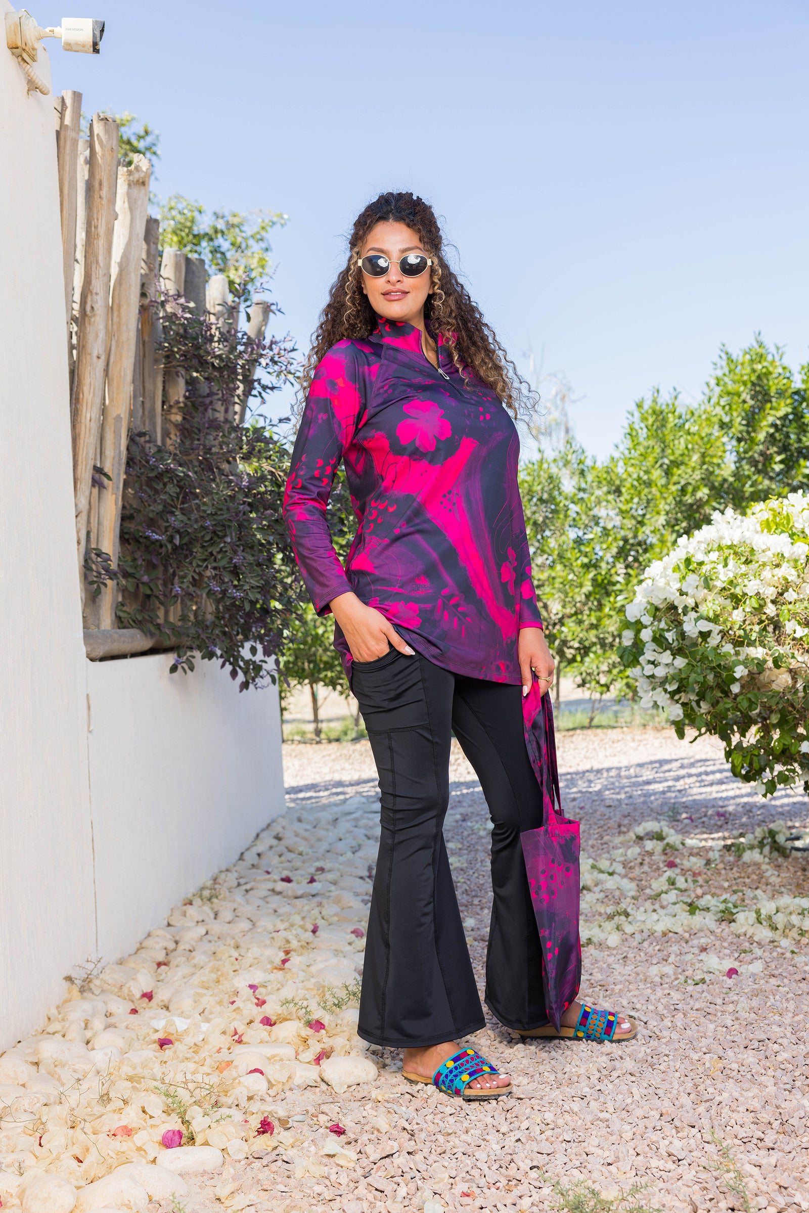 Scarlet Bloom Basic Top