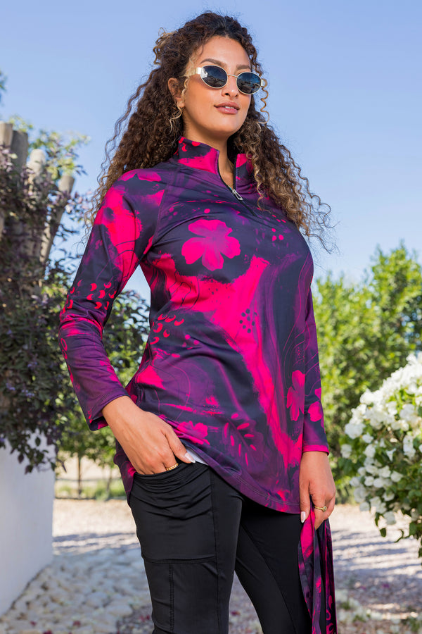 Scarlet Bloom Basic Top