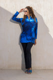 Aqua Bloom Basic Top