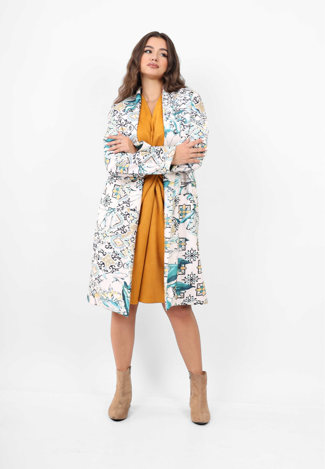 The beige Wool Coat