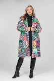 Mosaic Dream Wool Coat