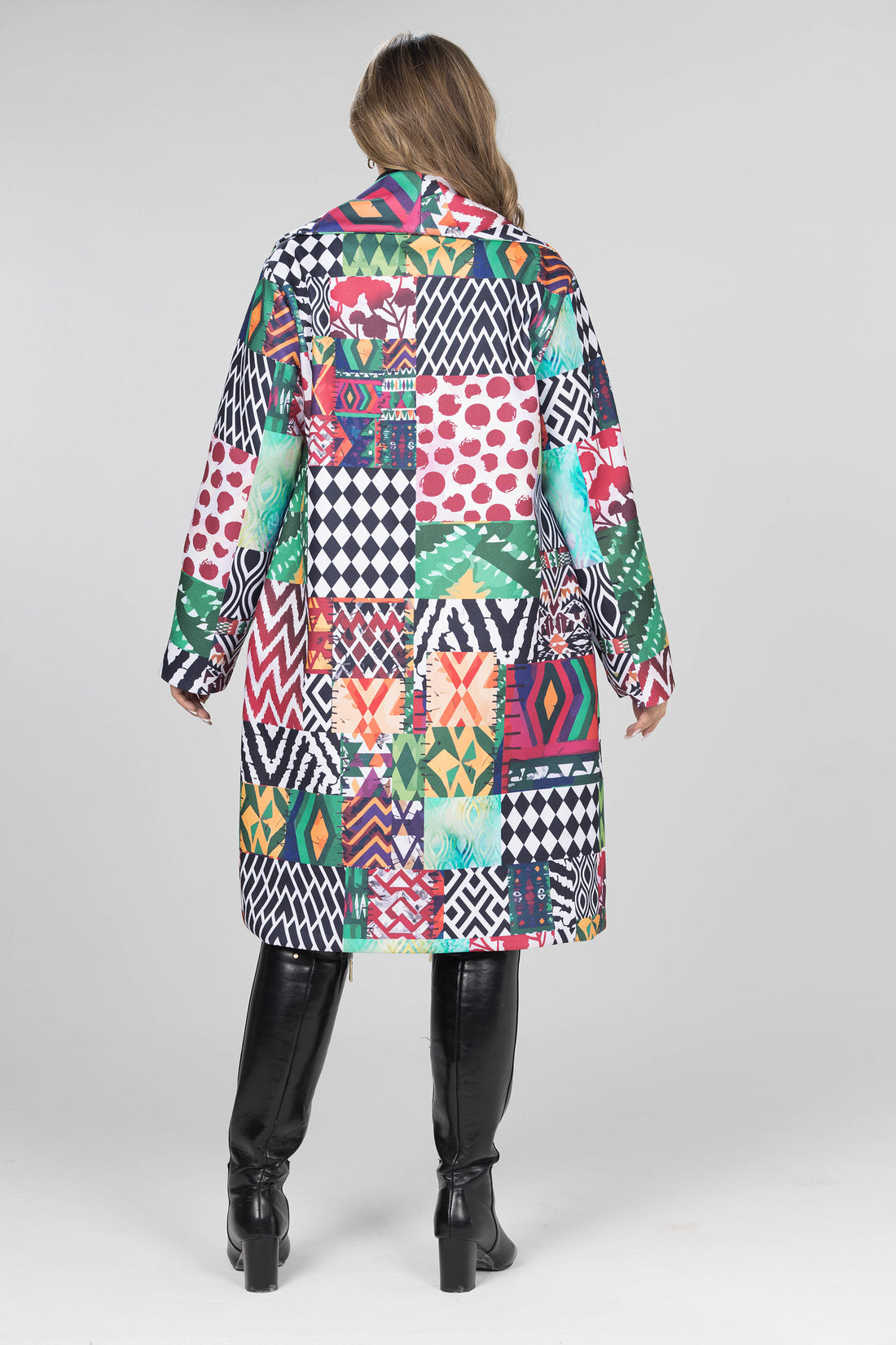 Mosaic Dream Wool Coat