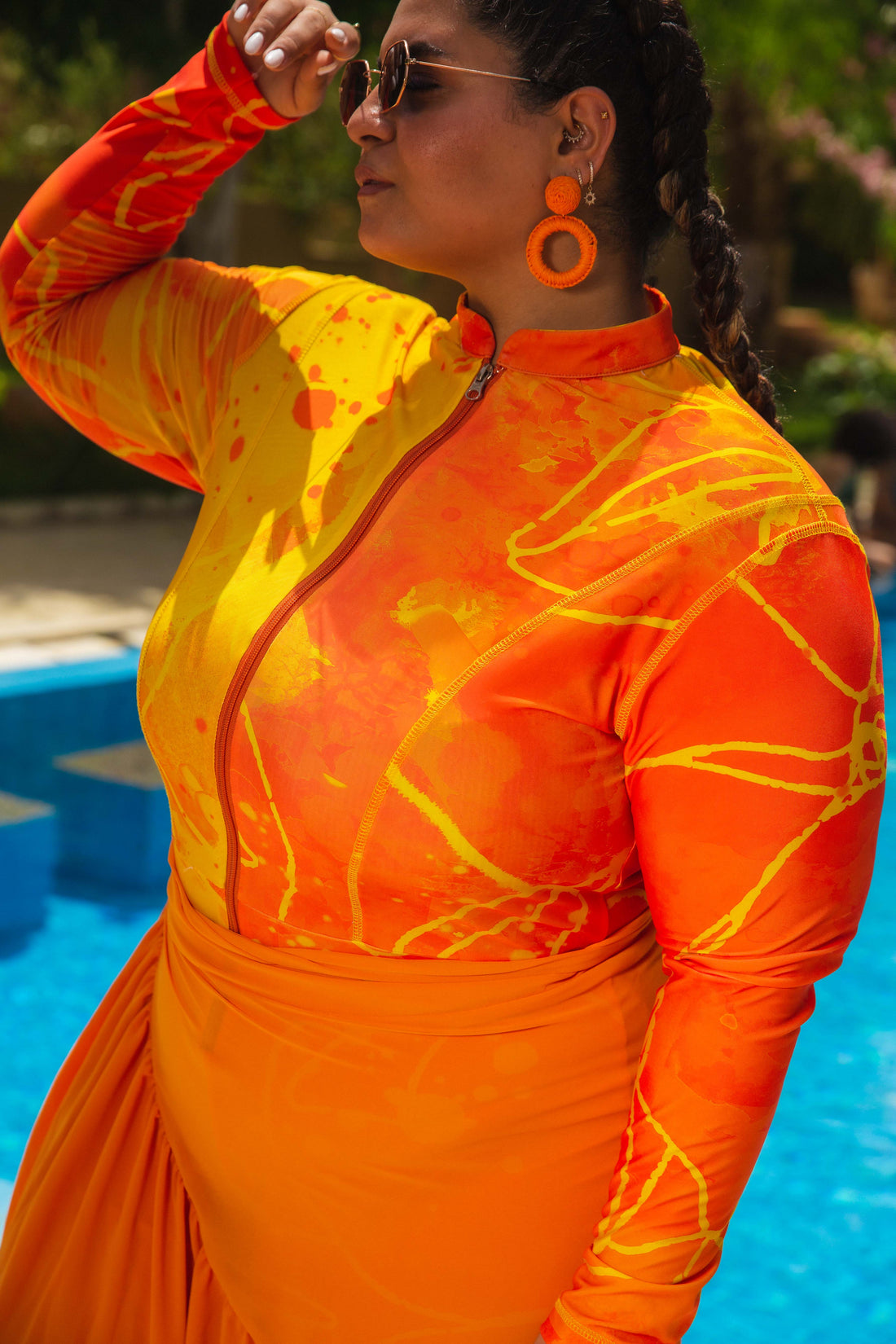 Splash Beachkini One-piece - Orange
