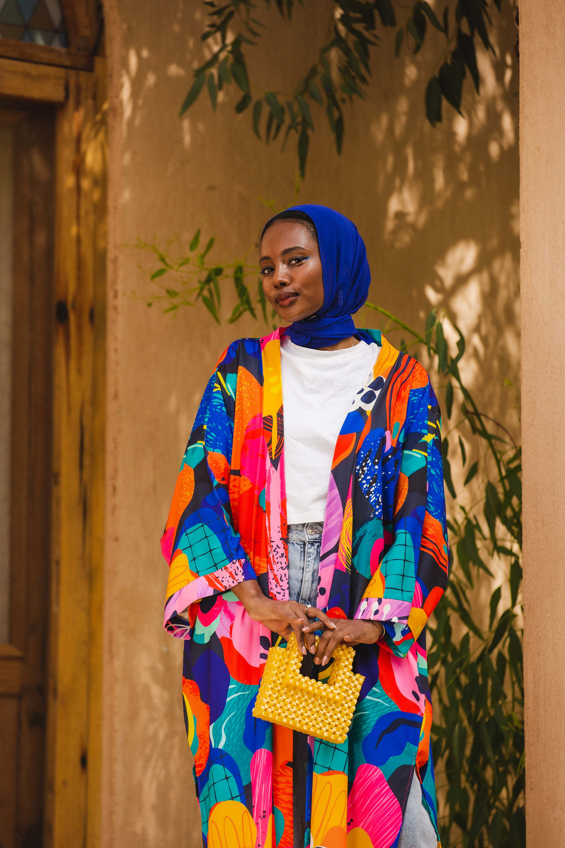The Blue patterned kimono