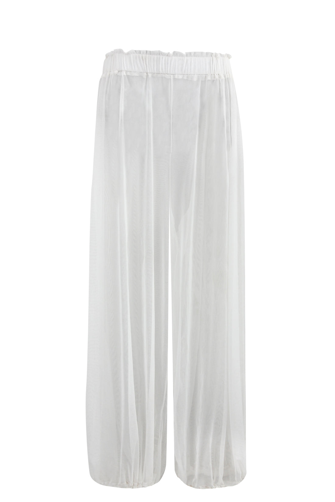 White Tulle Pants