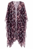 Mauve Leo Tulle Kimono
