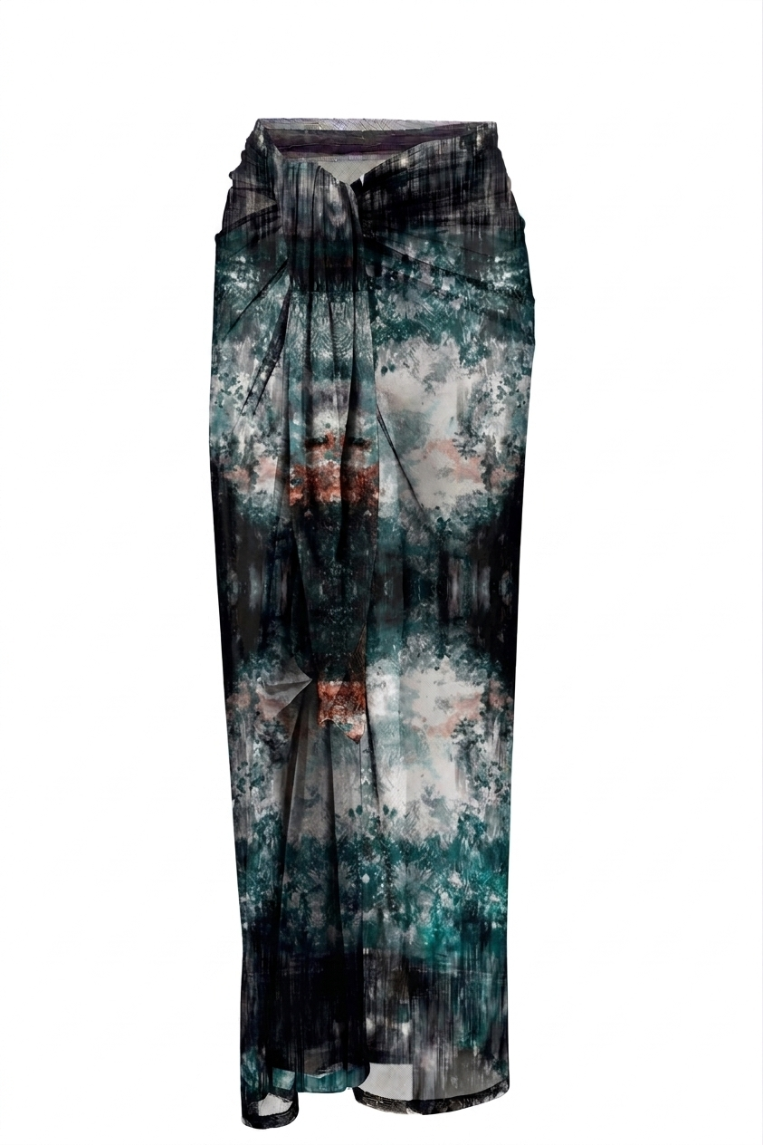 Ocean Haze Tulle Sarong