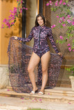 Mauve Leo Bodysuit