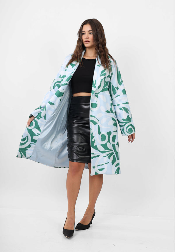 The baby blue Wool Coat