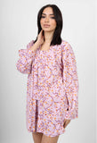 3 piece Short sleeved Pajama Set - Pink