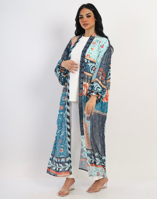 Timeless chiffon kimono