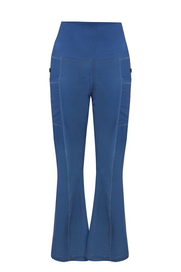 Wide leg pants - ocean blue