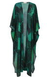 Forest Night Chiffon Kimono