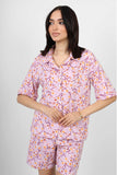 Short sleeved Pajama Set - pink