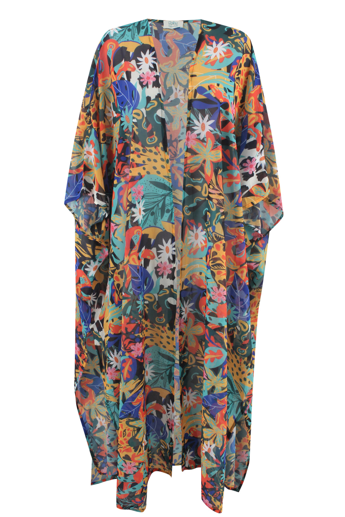 Fierce chiffon kimono