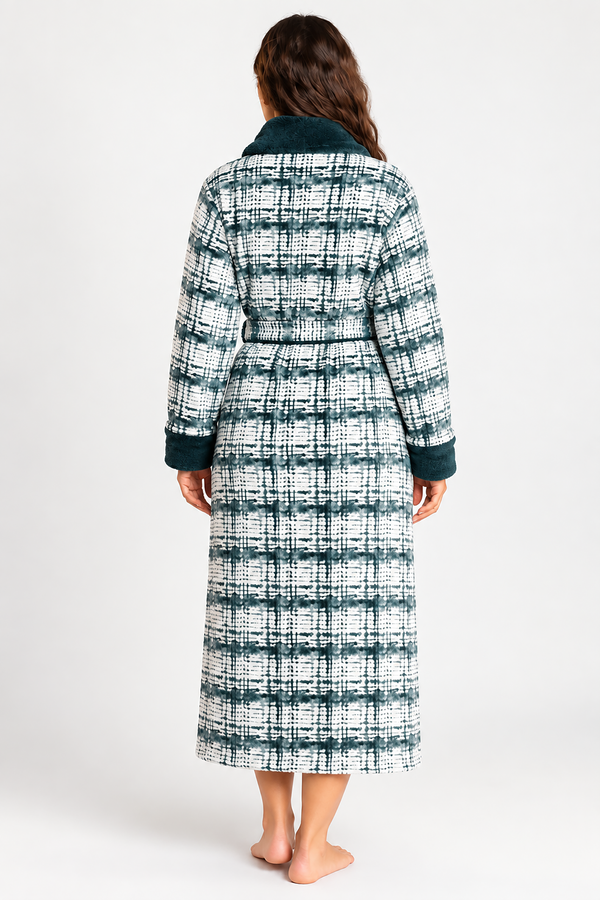 Teal Haven Long Robe