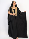 The lady in kaftan- Black