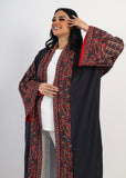 Sahara Abaya kimono - Black