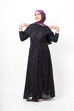 Sequin Soiree Dress - Black