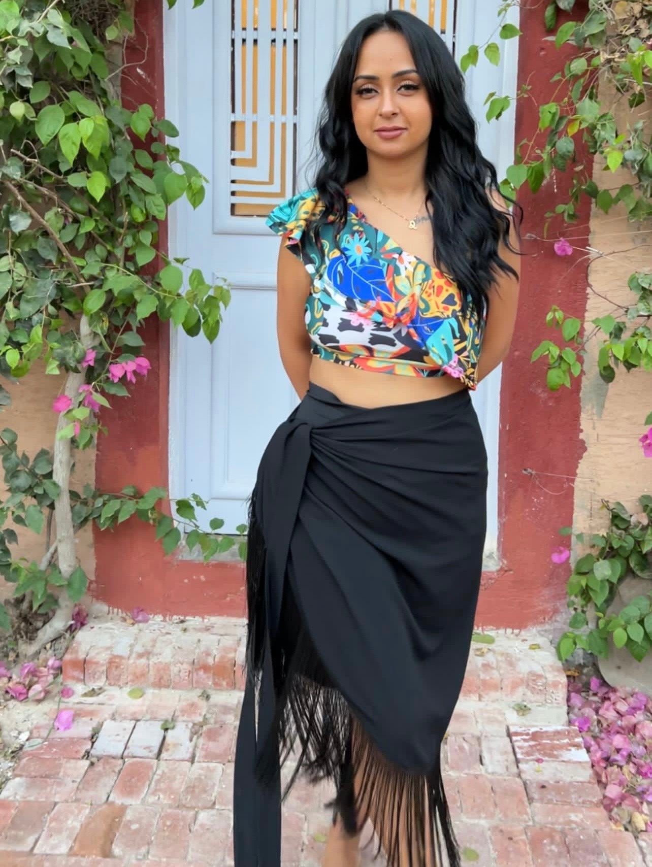 Fierce ruffle 2 piece swimsuit