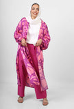 Blossom silk kimono - pink