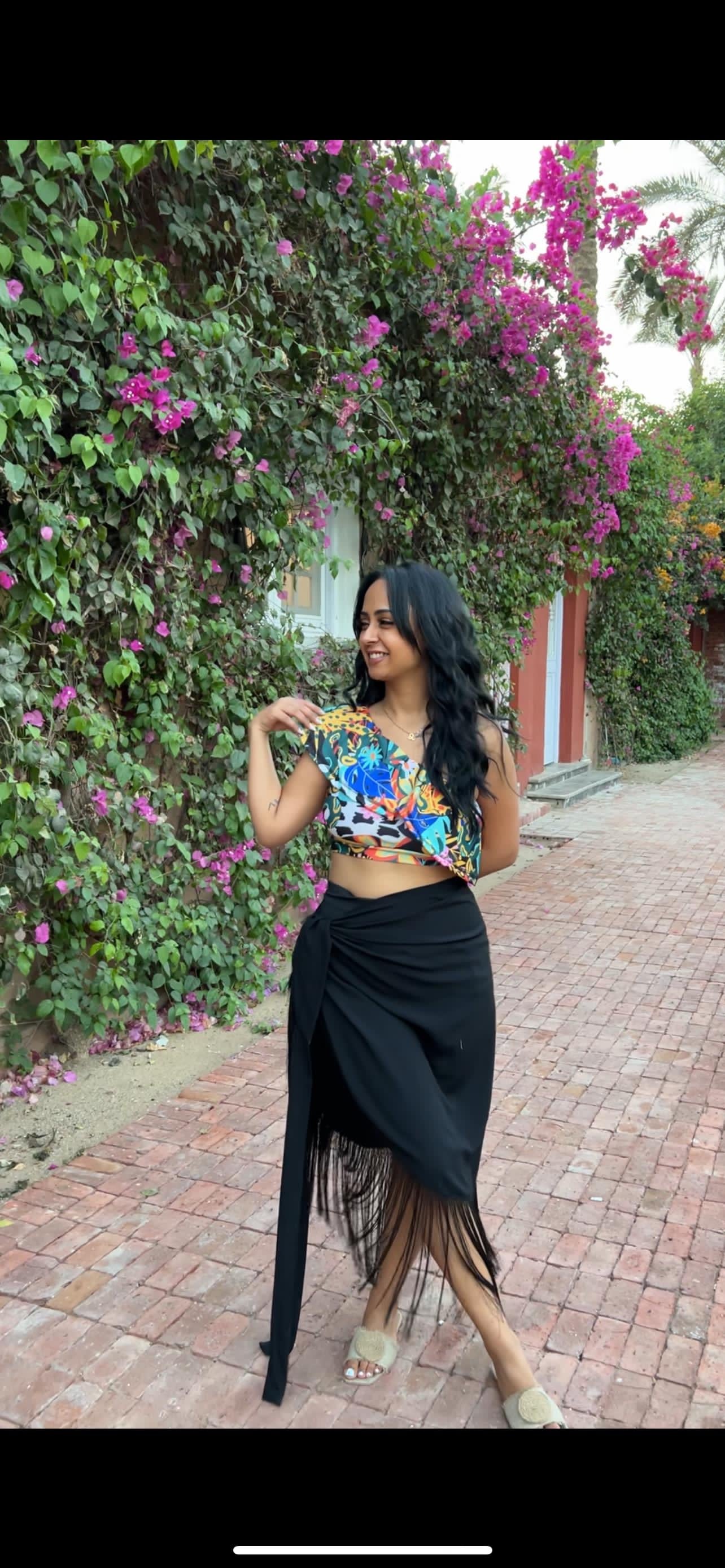 Fierce ruffle 2 piece swimsuit