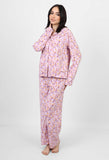 Long Sleeved classic pjs  - pink