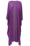 Blossom Chiffon Kimono- Purple