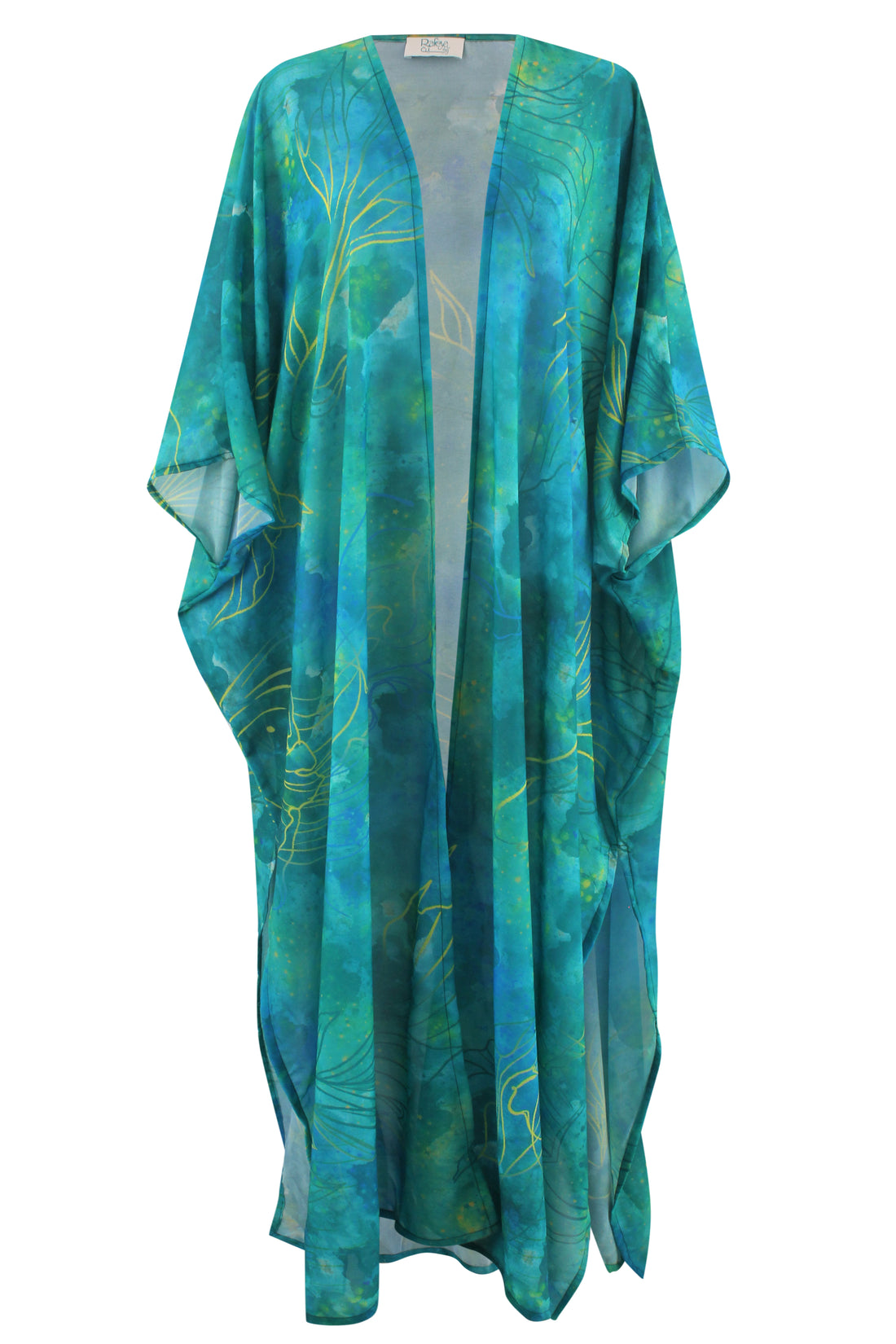 Jelly fish Chiffon Kimono