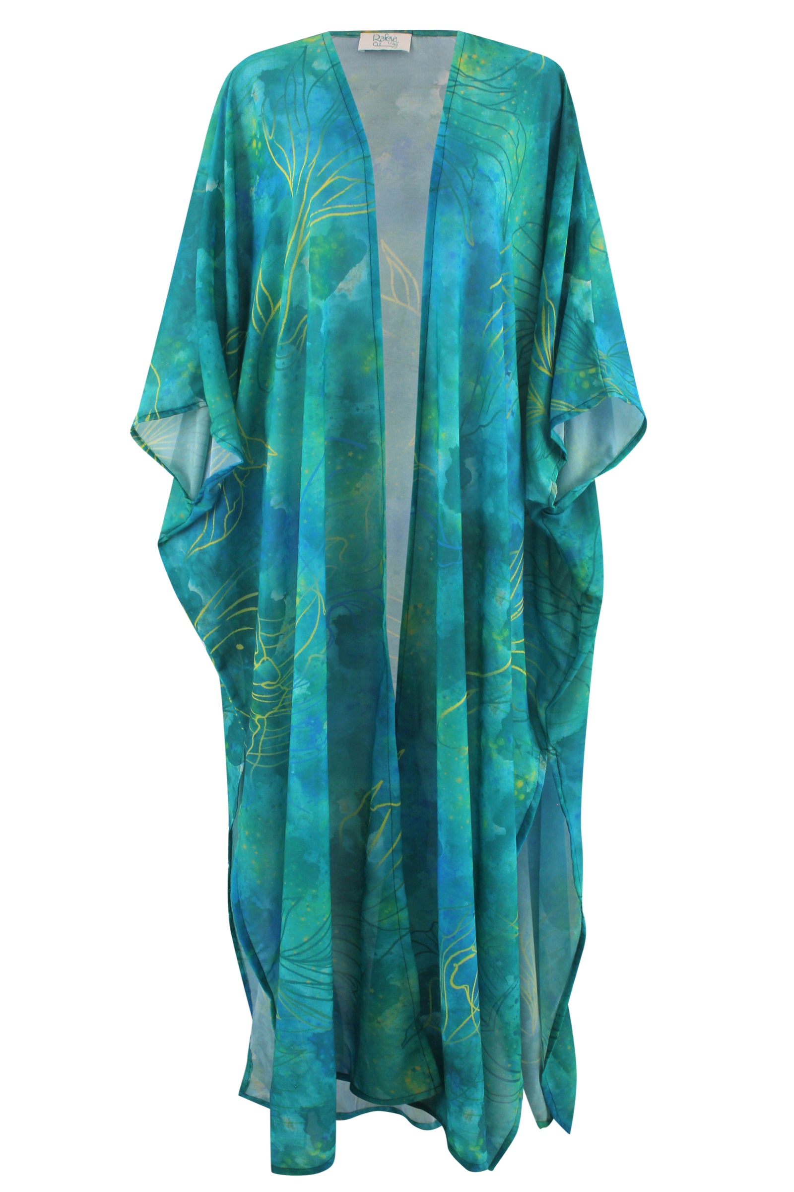 Jelly fish Chiffon Kimono