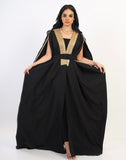 The lady in kaftan- Black