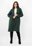 The Wool Coat - Emerald green