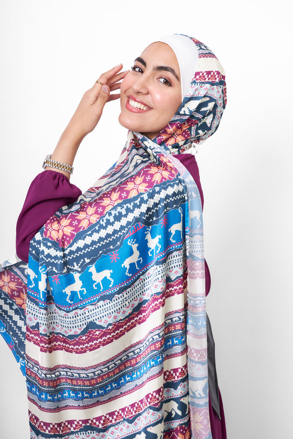 The Polar Satin Scarf