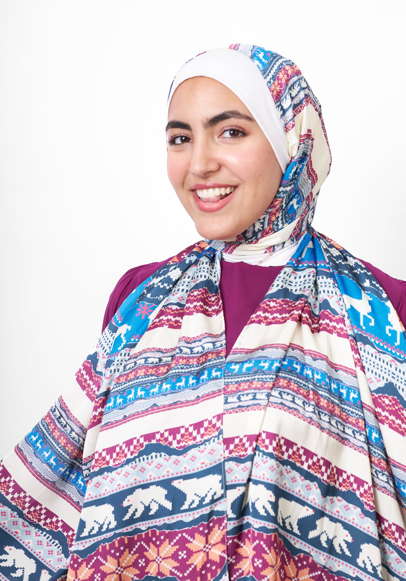 The Polar Satin Scarf