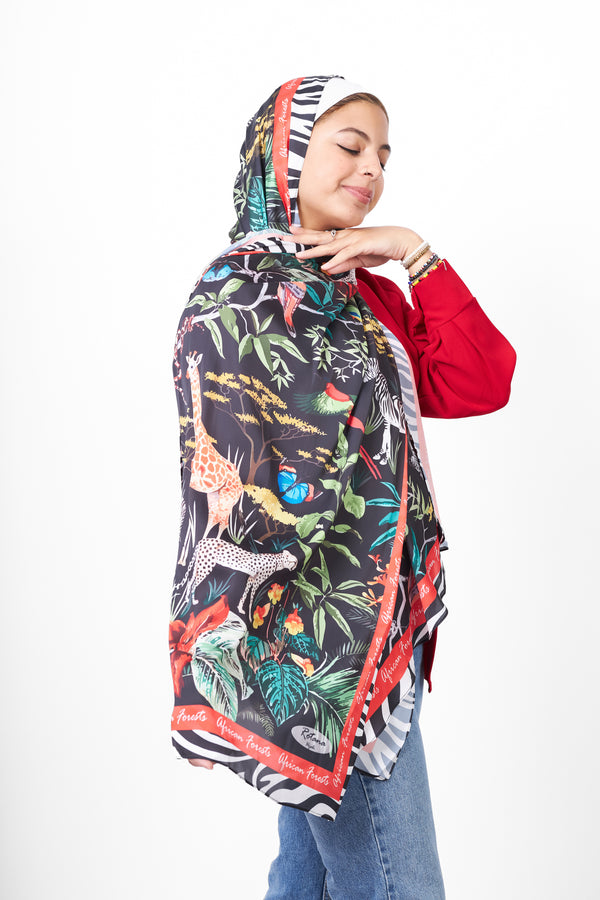 The African Satin Scarf
