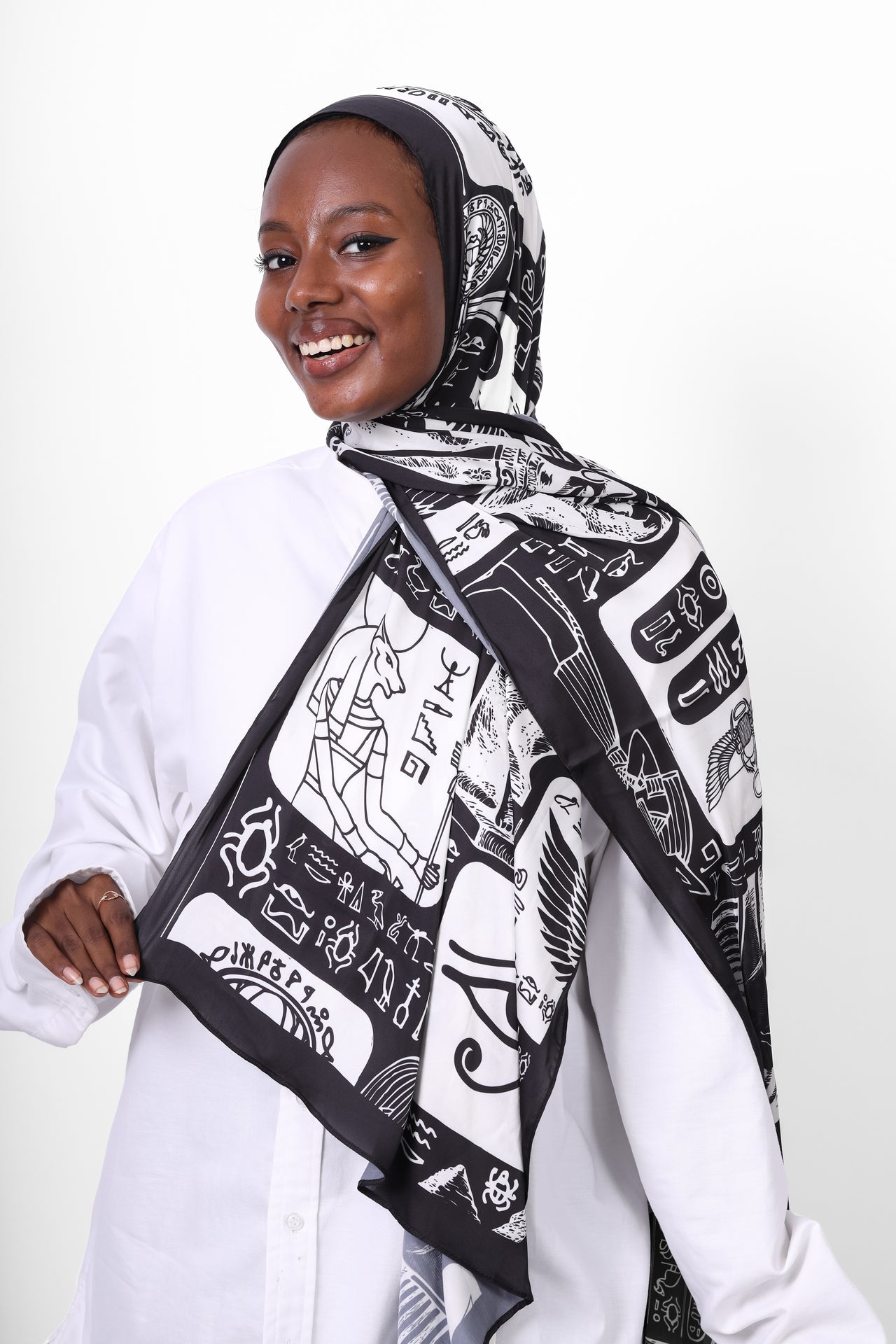 The Pharos Satin Scarf